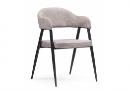 Стул на металлокаркасе Twin gray / black (53x54x79)