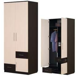 Шкаф 2–х дверный + ящики