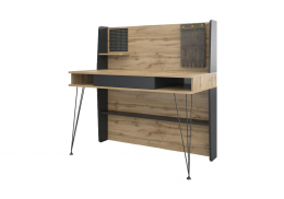 Компьютерный стол Нобира антрацит / дуб ирландский (60x120,5)